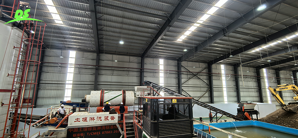 德森通溝污泥治理現(xiàn)場(chǎng)